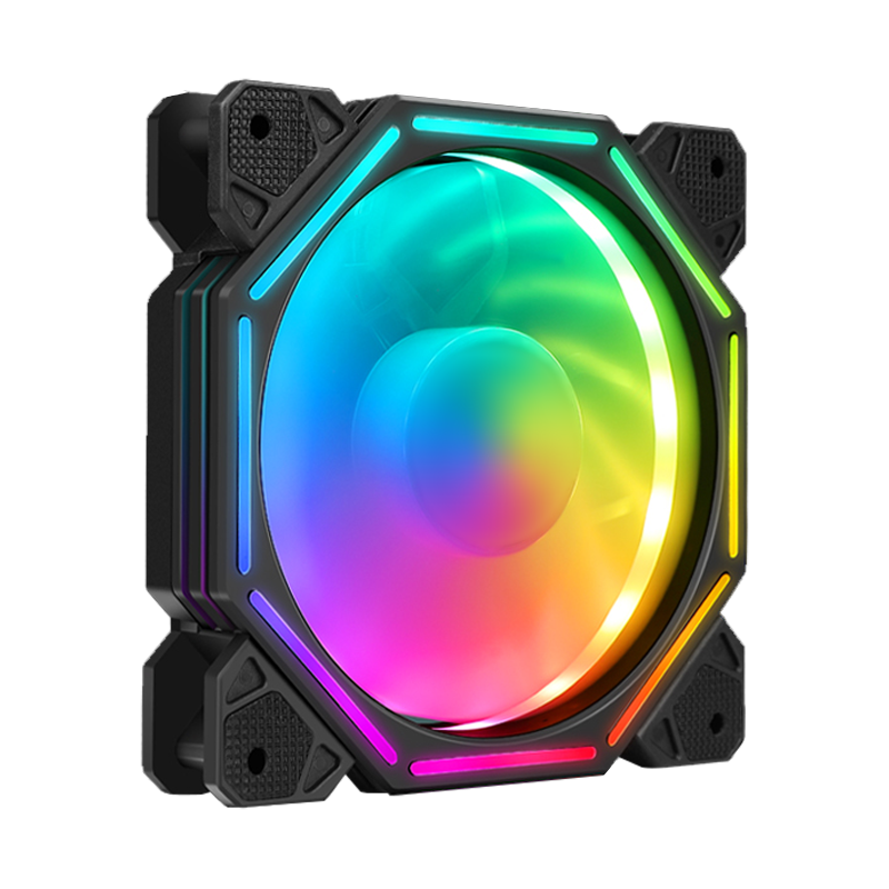 TrueNort Pc Case Fan 120mm RGB 6Pin 12V 3W Black, Single Fan | BJ-120-01 TrueNort Pc Case Fan 120mm RGB 6Pin 12V 3W Black, Single Fan | BJ-120-01